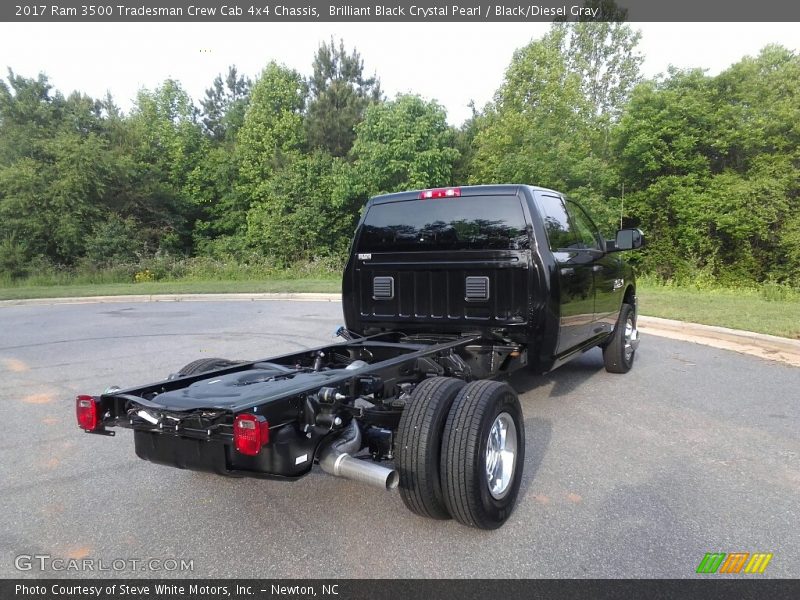 Brilliant Black Crystal Pearl / Black/Diesel Gray 2017 Ram 3500 Tradesman Crew Cab 4x4 Chassis