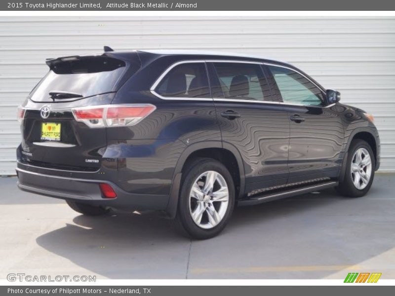 Attitude Black Metallic / Almond 2015 Toyota Highlander Limited
