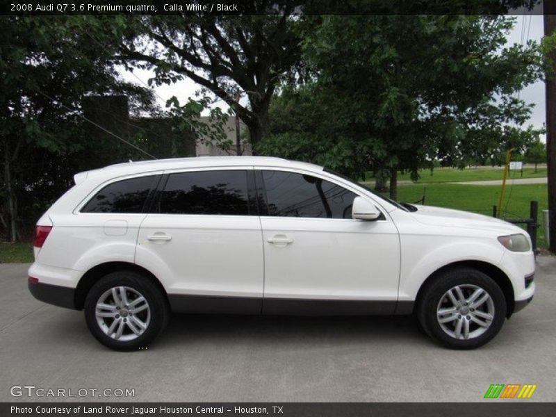 Calla White / Black 2008 Audi Q7 3.6 Premium quattro