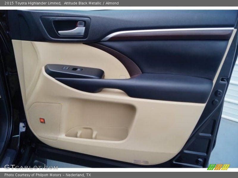 Attitude Black Metallic / Almond 2015 Toyota Highlander Limited
