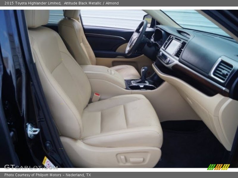 Attitude Black Metallic / Almond 2015 Toyota Highlander Limited