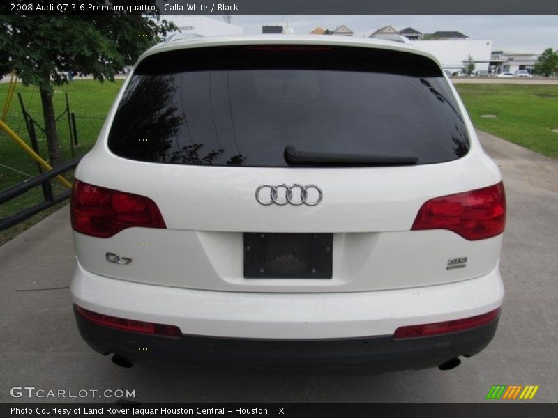 Calla White / Black 2008 Audi Q7 3.6 Premium quattro
