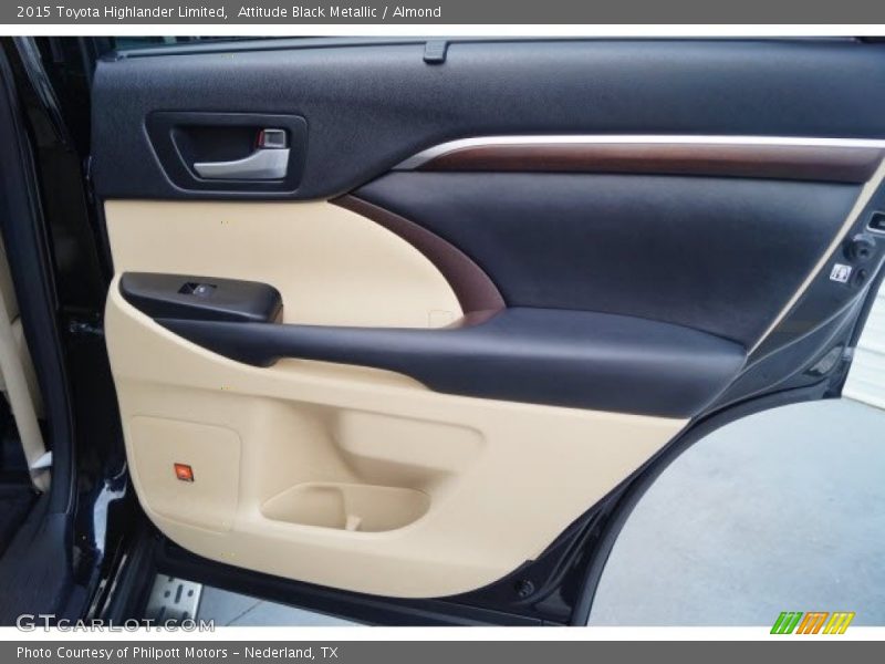 Attitude Black Metallic / Almond 2015 Toyota Highlander Limited