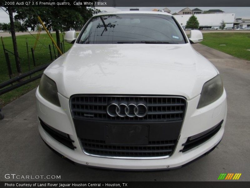 Calla White / Black 2008 Audi Q7 3.6 Premium quattro