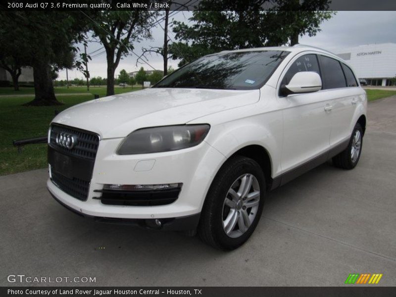 Calla White / Black 2008 Audi Q7 3.6 Premium quattro