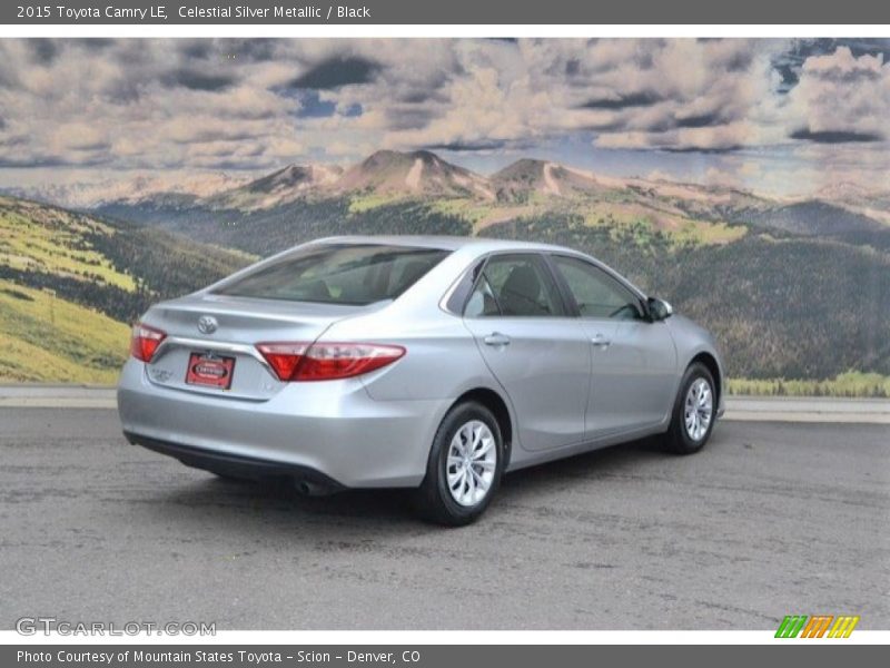 Celestial Silver Metallic / Black 2015 Toyota Camry LE