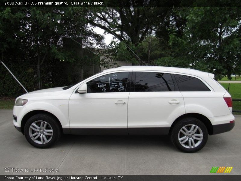 Calla White / Black 2008 Audi Q7 3.6 Premium quattro