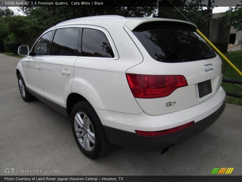 Calla White / Black 2008 Audi Q7 3.6 Premium quattro