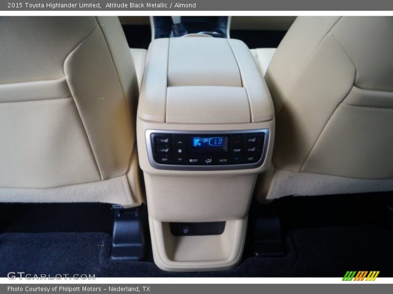 Attitude Black Metallic / Almond 2015 Toyota Highlander Limited