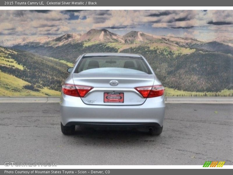 Celestial Silver Metallic / Black 2015 Toyota Camry LE