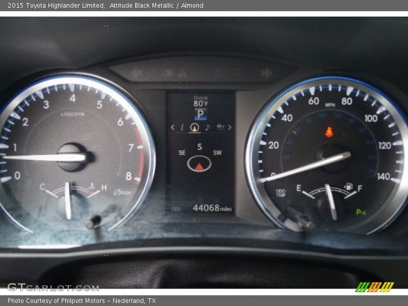 Attitude Black Metallic / Almond 2015 Toyota Highlander Limited