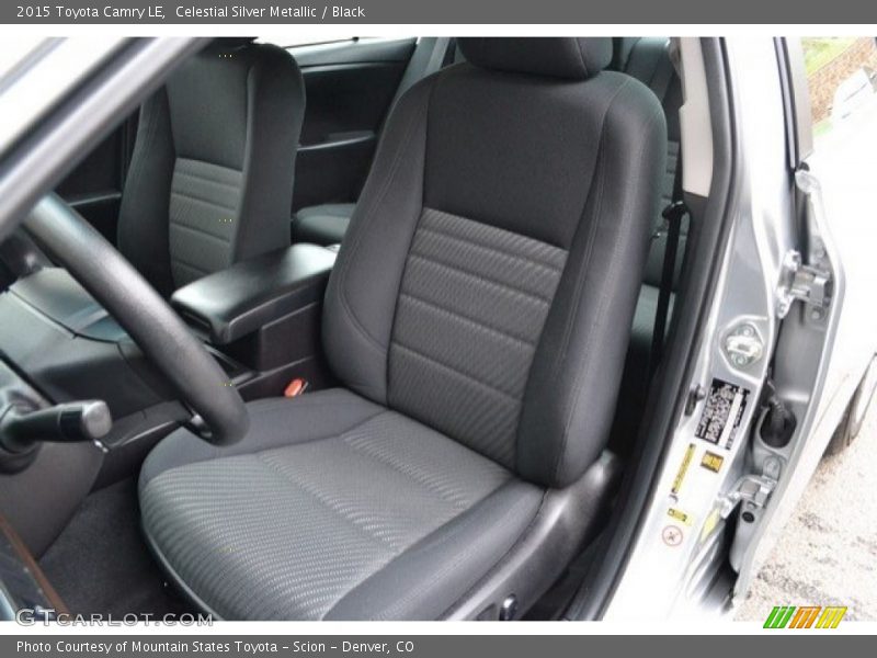 Celestial Silver Metallic / Black 2015 Toyota Camry LE