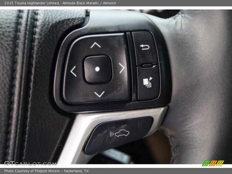 Attitude Black Metallic / Almond 2015 Toyota Highlander Limited
