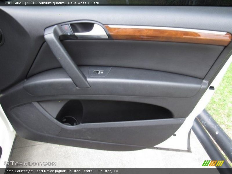 Calla White / Black 2008 Audi Q7 3.6 Premium quattro