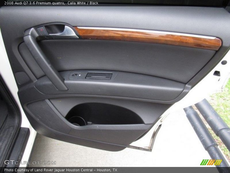 Calla White / Black 2008 Audi Q7 3.6 Premium quattro