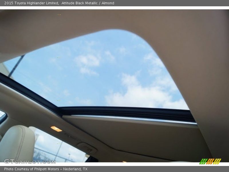 Attitude Black Metallic / Almond 2015 Toyota Highlander Limited