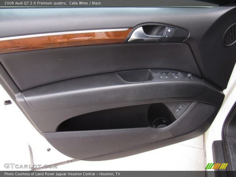 Calla White / Black 2008 Audi Q7 3.6 Premium quattro