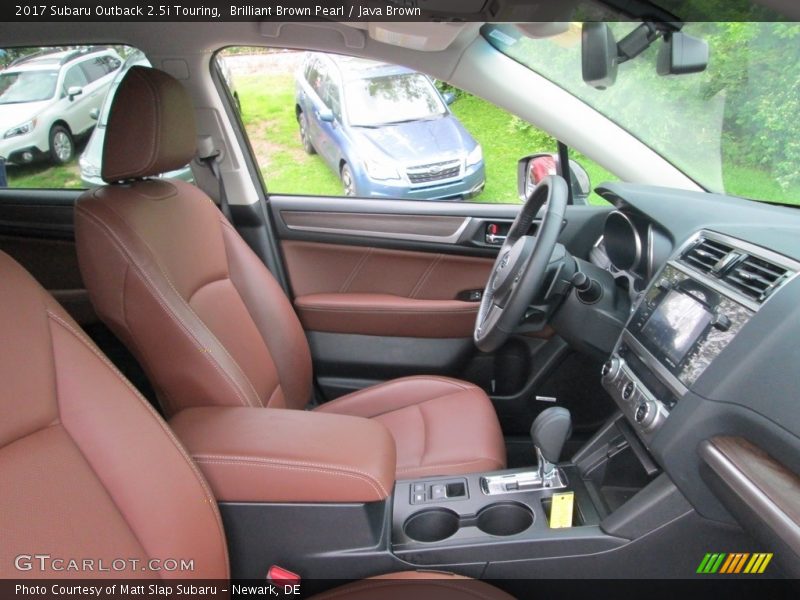 Front Seat of 2017 Outback 2.5i Touring