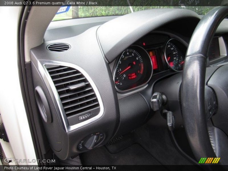 Calla White / Black 2008 Audi Q7 3.6 Premium quattro