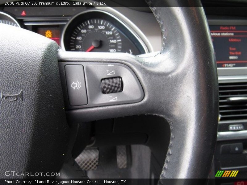 Calla White / Black 2008 Audi Q7 3.6 Premium quattro