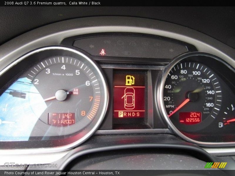 Calla White / Black 2008 Audi Q7 3.6 Premium quattro
