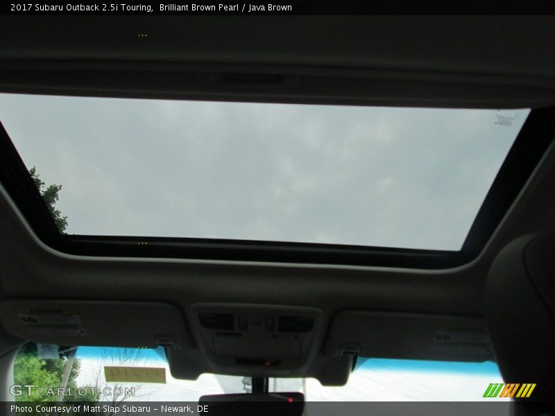 Sunroof of 2017 Outback 2.5i Touring