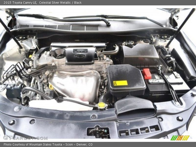 Celestial Silver Metallic / Black 2015 Toyota Camry LE