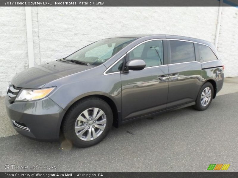 Modern Steel Metallic / Gray 2017 Honda Odyssey EX-L