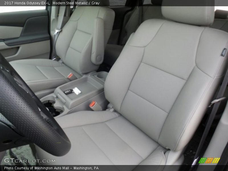 Modern Steel Metallic / Gray 2017 Honda Odyssey EX-L