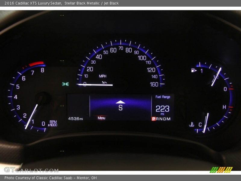 Stellar Black Metallic / Jet Black 2016 Cadillac XTS Luxury Sedan