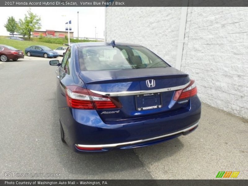 Vortex Blue Pearl / Black 2017 Honda Accord Hybrid EX-L Sedan