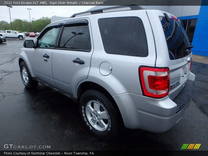 Ingot Silver Metallic / Charcoal Black 2012 Ford Escape XLT 4WD
