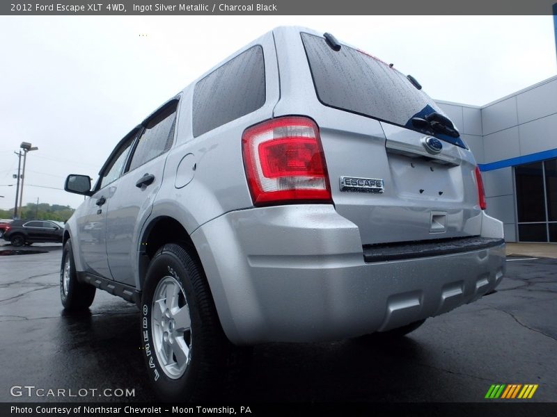 Ingot Silver Metallic / Charcoal Black 2012 Ford Escape XLT 4WD