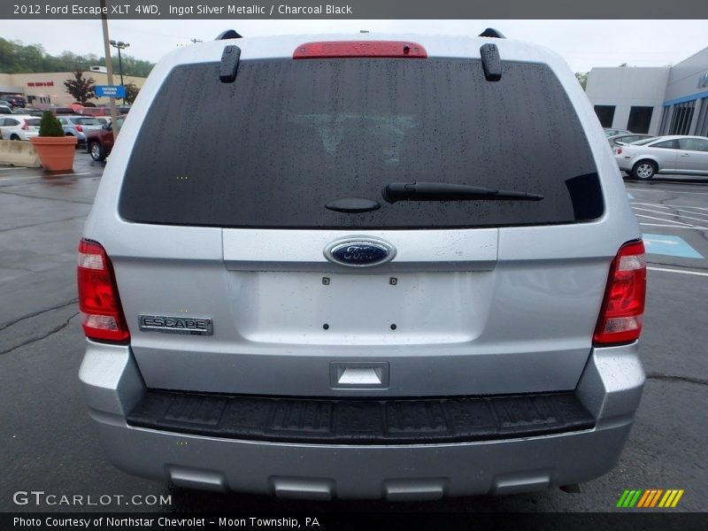 Ingot Silver Metallic / Charcoal Black 2012 Ford Escape XLT 4WD
