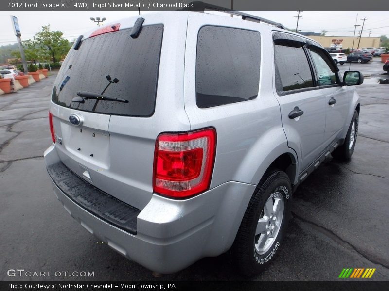 Ingot Silver Metallic / Charcoal Black 2012 Ford Escape XLT 4WD