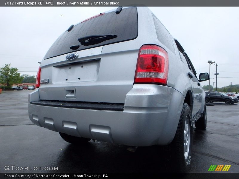 Ingot Silver Metallic / Charcoal Black 2012 Ford Escape XLT 4WD