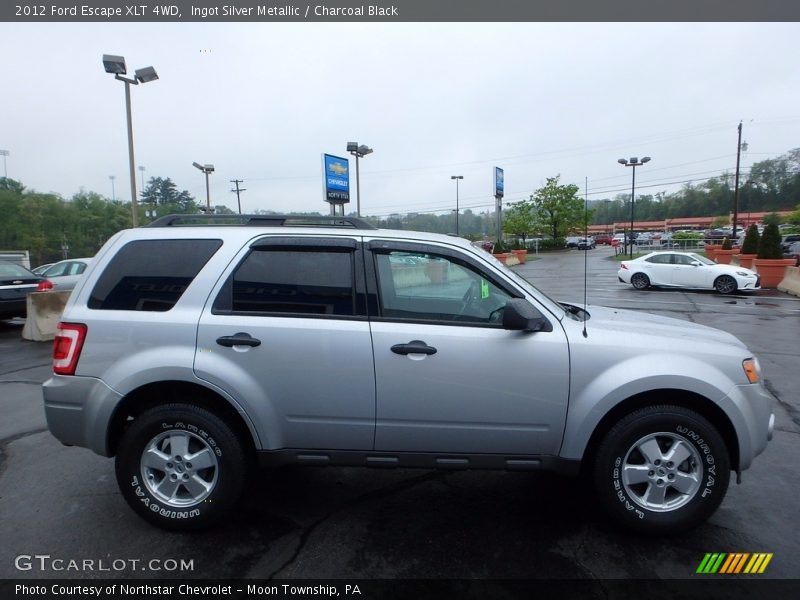 Ingot Silver Metallic / Charcoal Black 2012 Ford Escape XLT 4WD