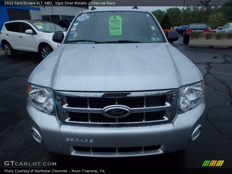 Ingot Silver Metallic / Charcoal Black 2012 Ford Escape XLT 4WD