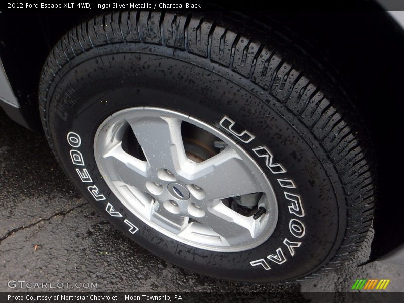 Ingot Silver Metallic / Charcoal Black 2012 Ford Escape XLT 4WD
