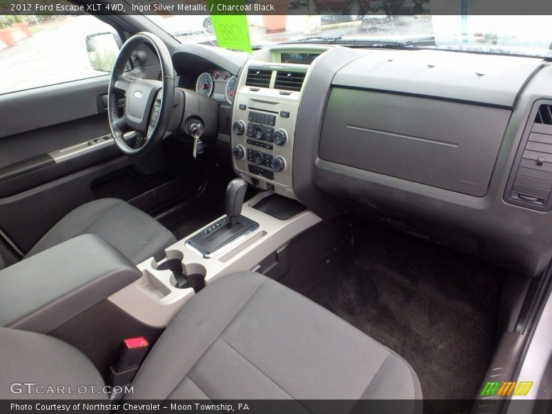 Ingot Silver Metallic / Charcoal Black 2012 Ford Escape XLT 4WD