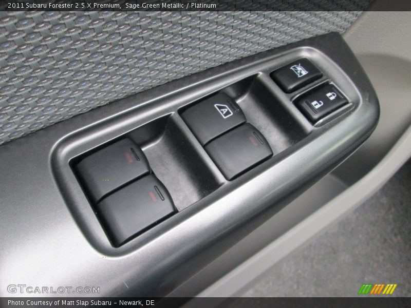 Sage Green Metallic / Platinum 2011 Subaru Forester 2.5 X Premium