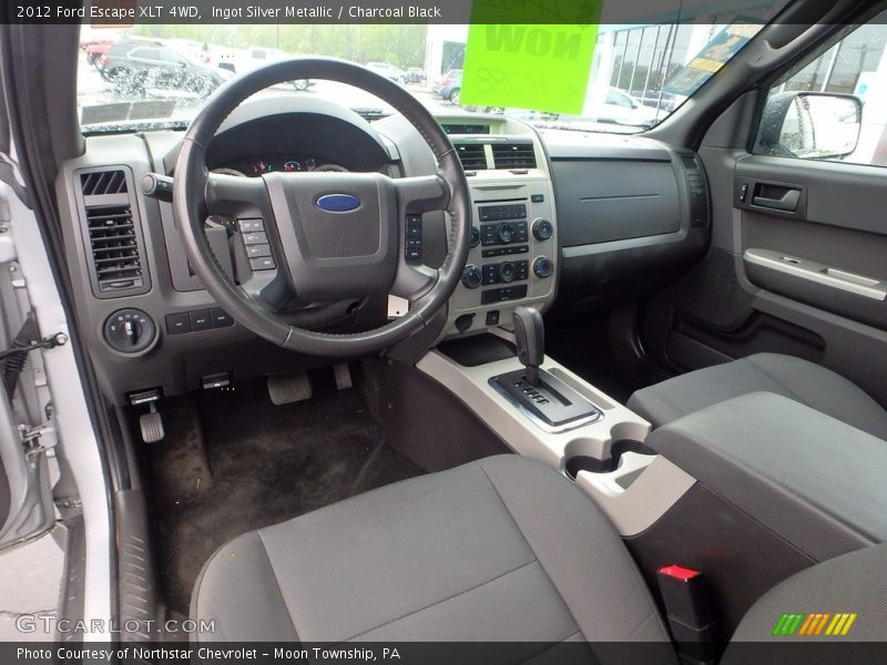 Ingot Silver Metallic / Charcoal Black 2012 Ford Escape XLT 4WD