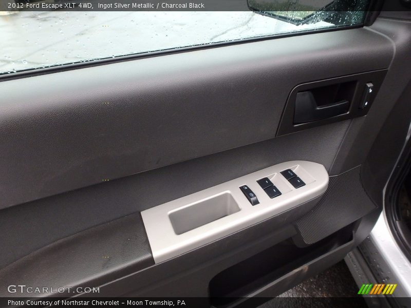 Ingot Silver Metallic / Charcoal Black 2012 Ford Escape XLT 4WD