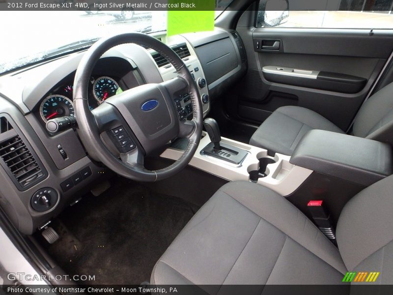Ingot Silver Metallic / Charcoal Black 2012 Ford Escape XLT 4WD