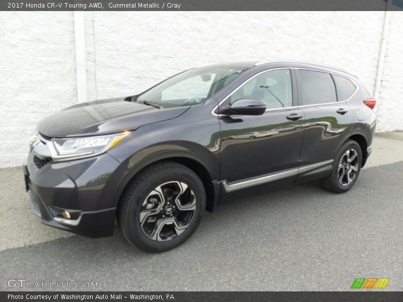 Gunmetal Metallic / Gray 2017 Honda CR-V Touring AWD