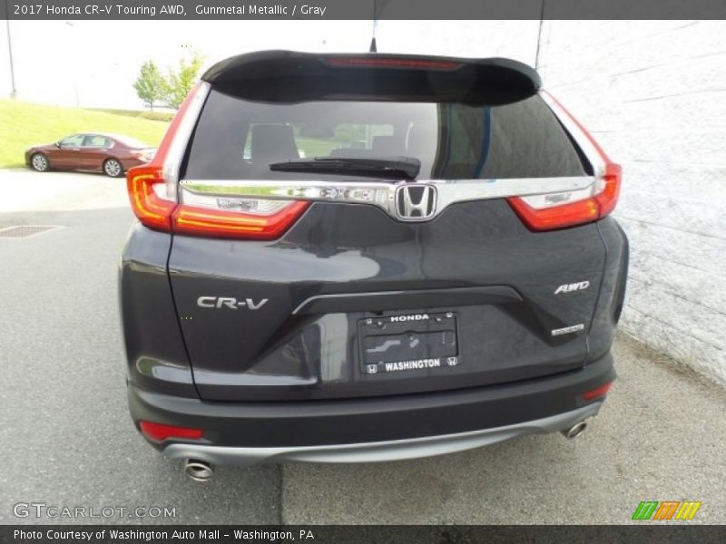 Gunmetal Metallic / Gray 2017 Honda CR-V Touring AWD