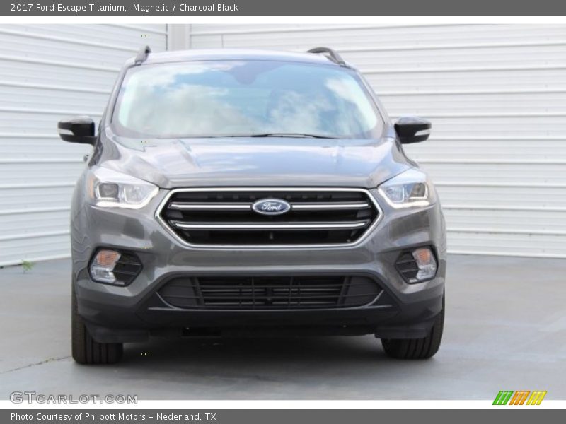 Magnetic / Charcoal Black 2017 Ford Escape Titanium