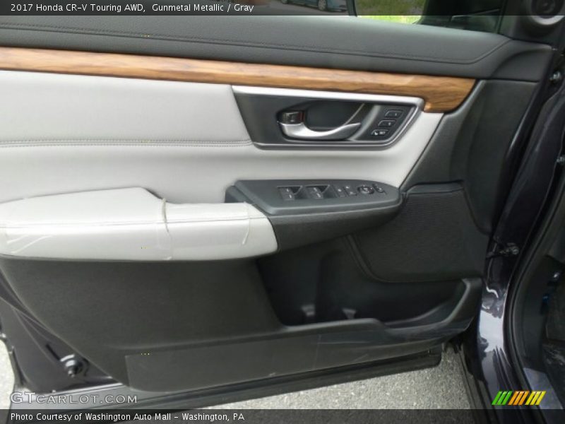 Gunmetal Metallic / Gray 2017 Honda CR-V Touring AWD