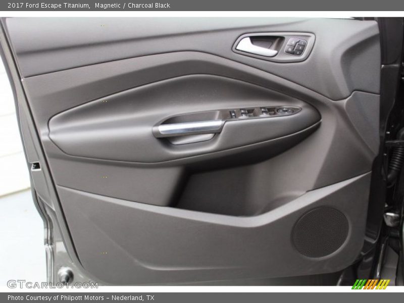 Magnetic / Charcoal Black 2017 Ford Escape Titanium