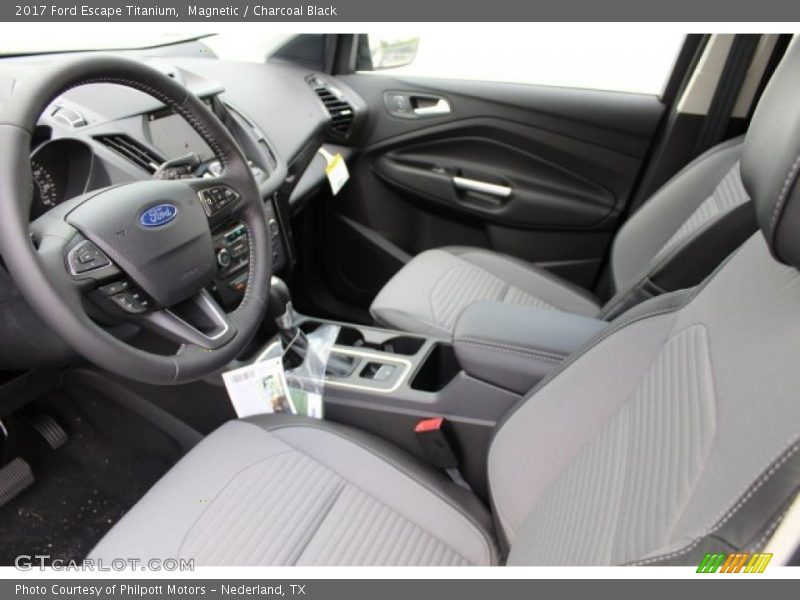Magnetic / Charcoal Black 2017 Ford Escape Titanium